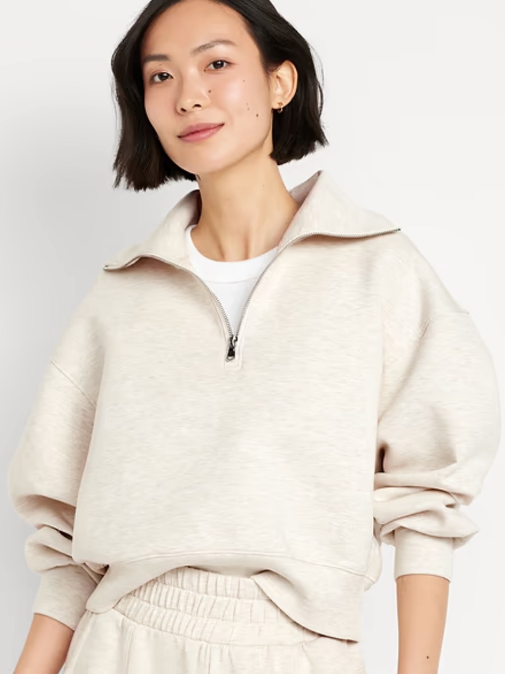 ❤️‍🩹 Old Navy Bounce Fleece Half-Zip Pullover Sweatshirt Small